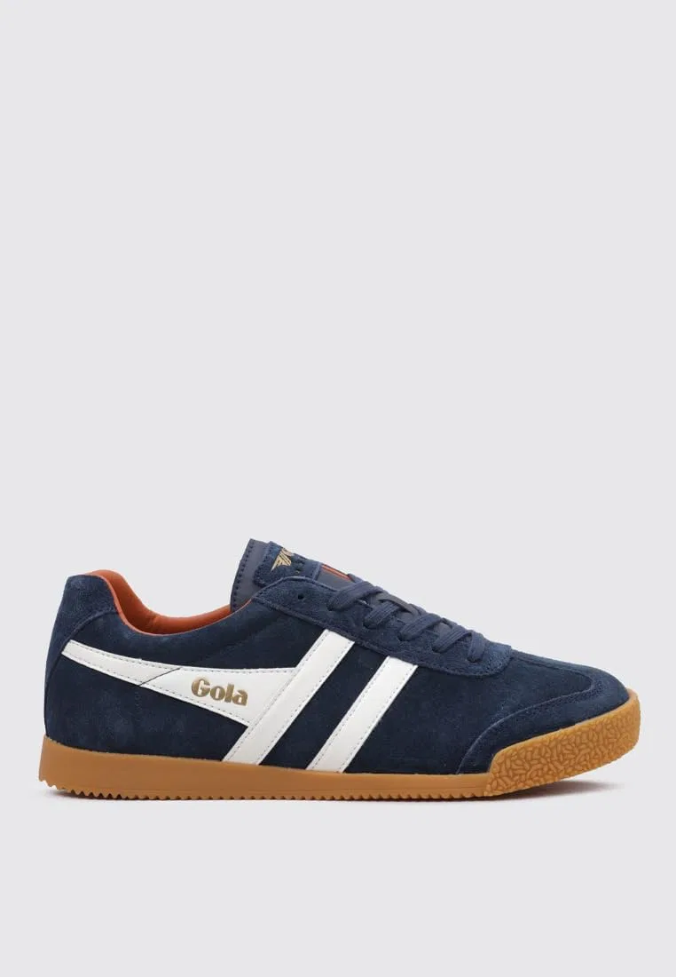 Кроссовки Gola, Navy/Off-white/Moody Orange — фото 2