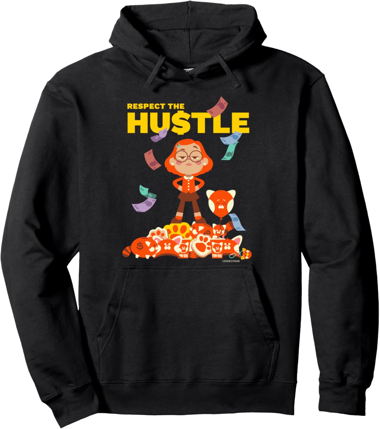 

Худи Turning Redmay Respect the Hustle от Disney и Pixar Disney Pixar, черный