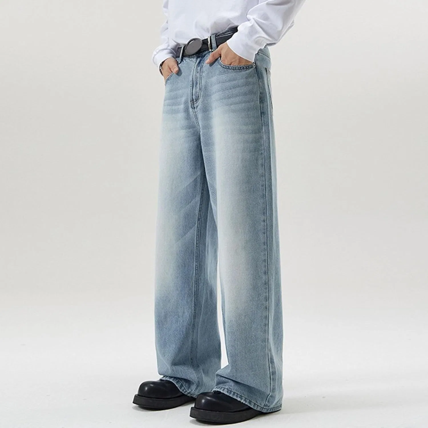 Джинсы Regular Fit Stretch, Light Blue — фото 2