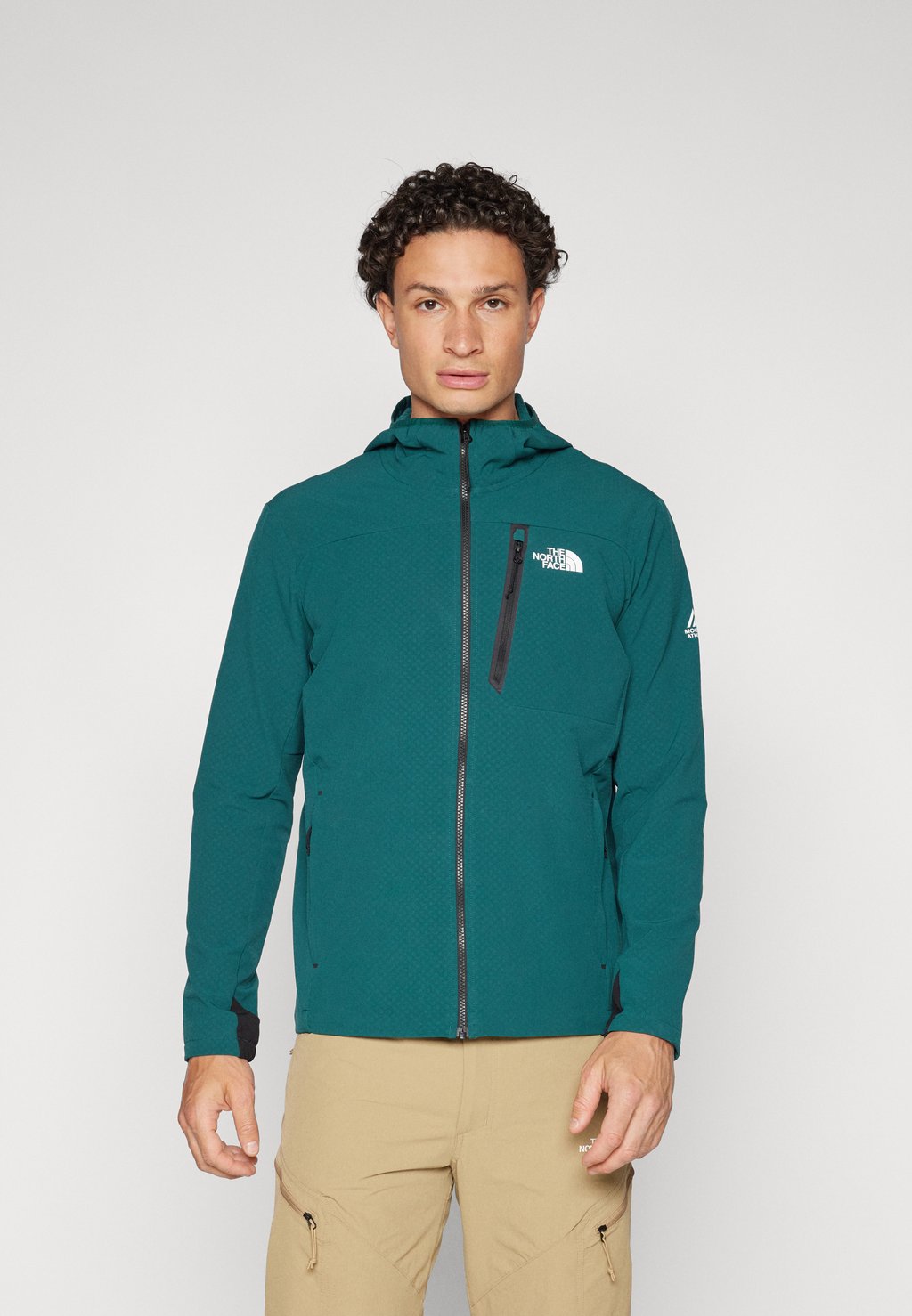 

Куртка софтшелл JACKET The North Face, темно-зеленый