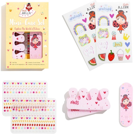 Набор для макияжа и маникюра Kids Bag of Wonders - безопасный и забавный подарок. Miss Nella — фото 3