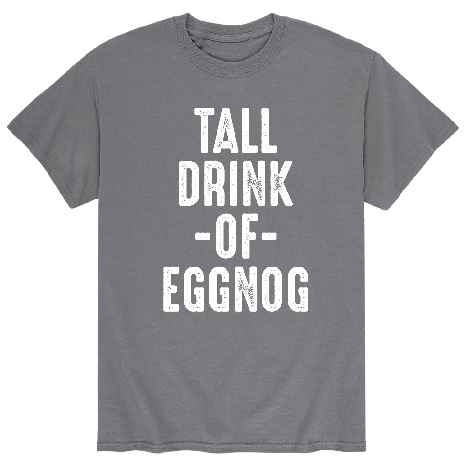 

Мужская подходящая высокая футболка Drink Of Eggnog Licensed Character