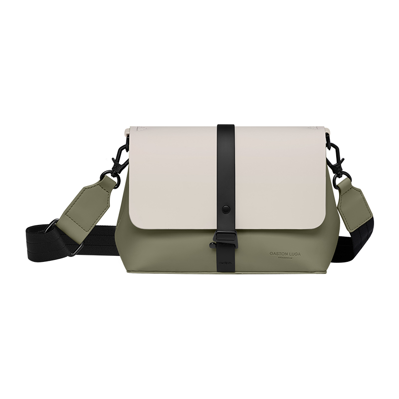 

Gaston Luga Женская полиуретановая поясная сумка разноцветная, Sage Green Multicolor