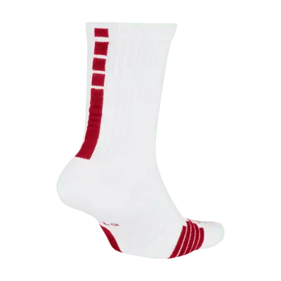 

Носки Nike Elite Crew Basketball, цвет White/University Red/University Red