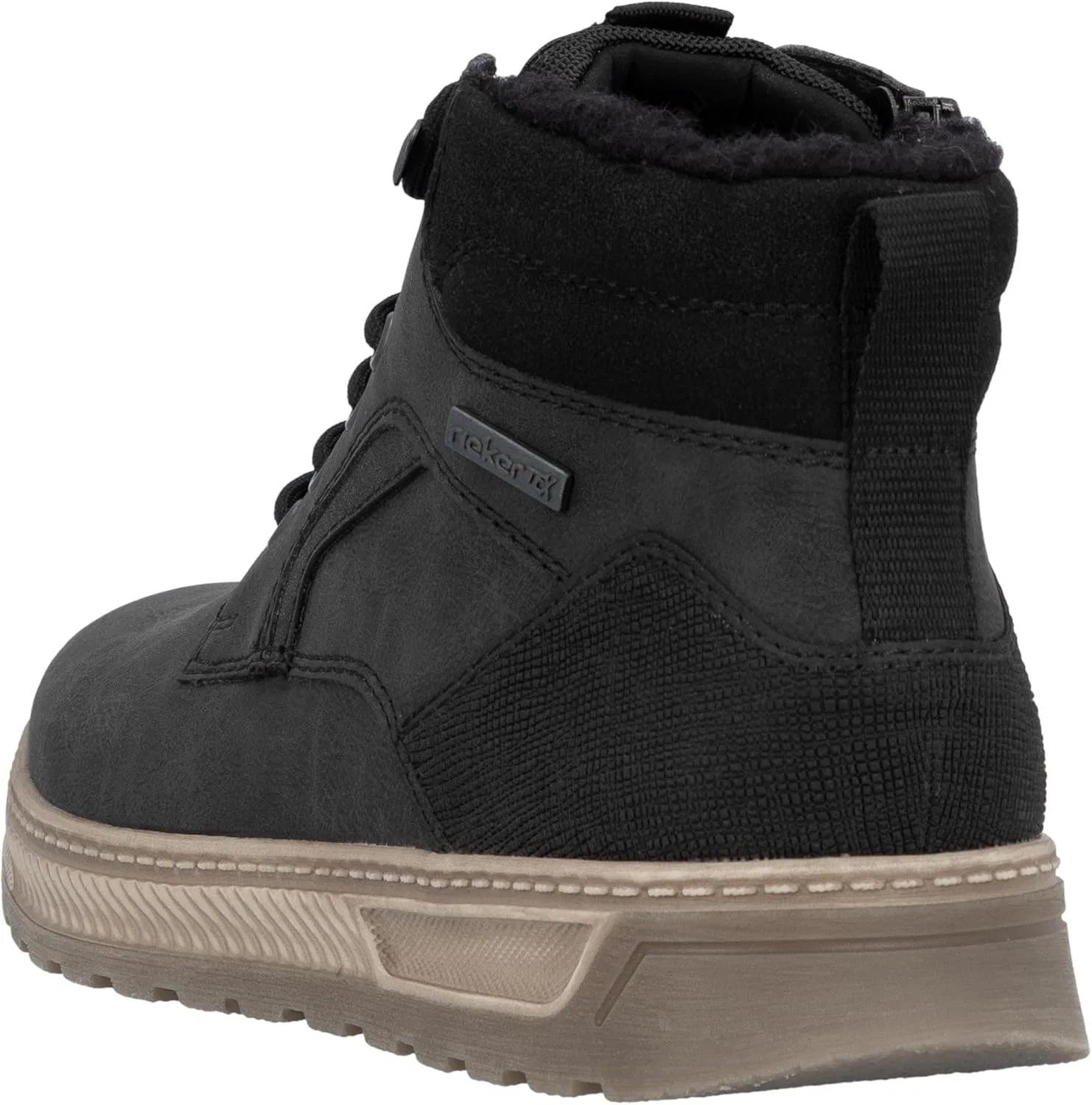 Мужские высокие кроссовки Rieker 37005, Black 00 — фото 3
