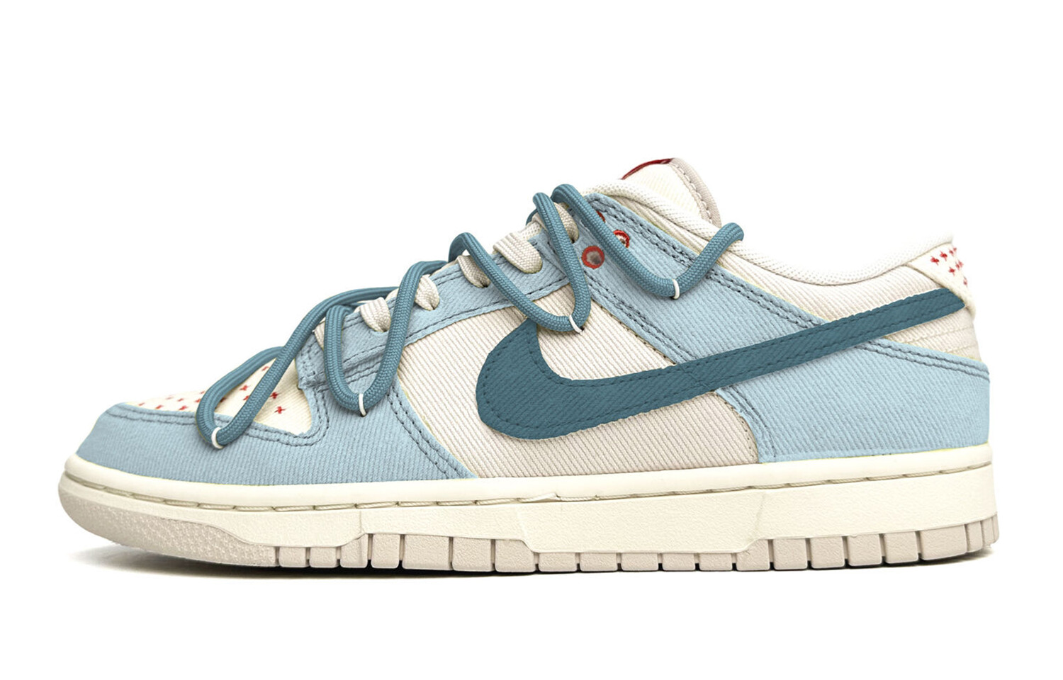 

Кроссовки Nike Dunk Skateboard Shoes Men Low-Top White Blue