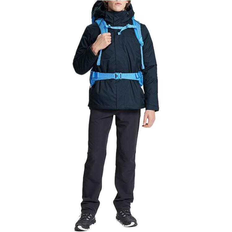 

Куртка мужская уличная темно-синяя / зеленая The North Face, синий/зеленый