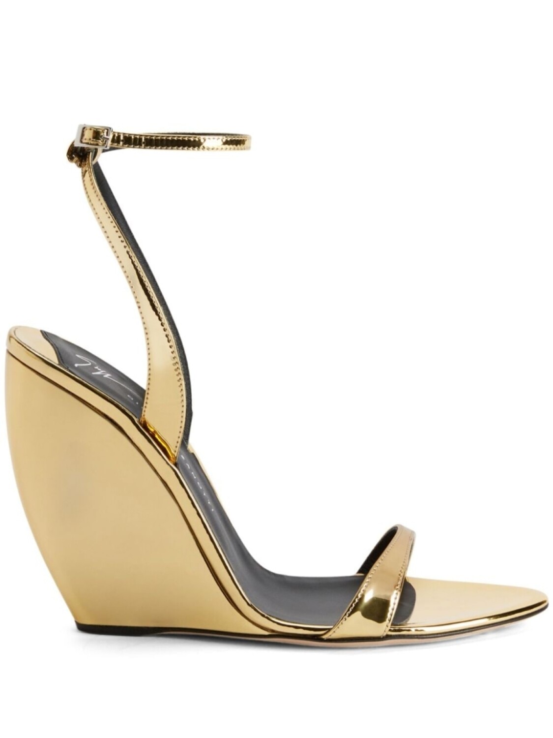 

Giuseppe Zanotti босоножки Ginnyfer 105 на танкетке, золотистый