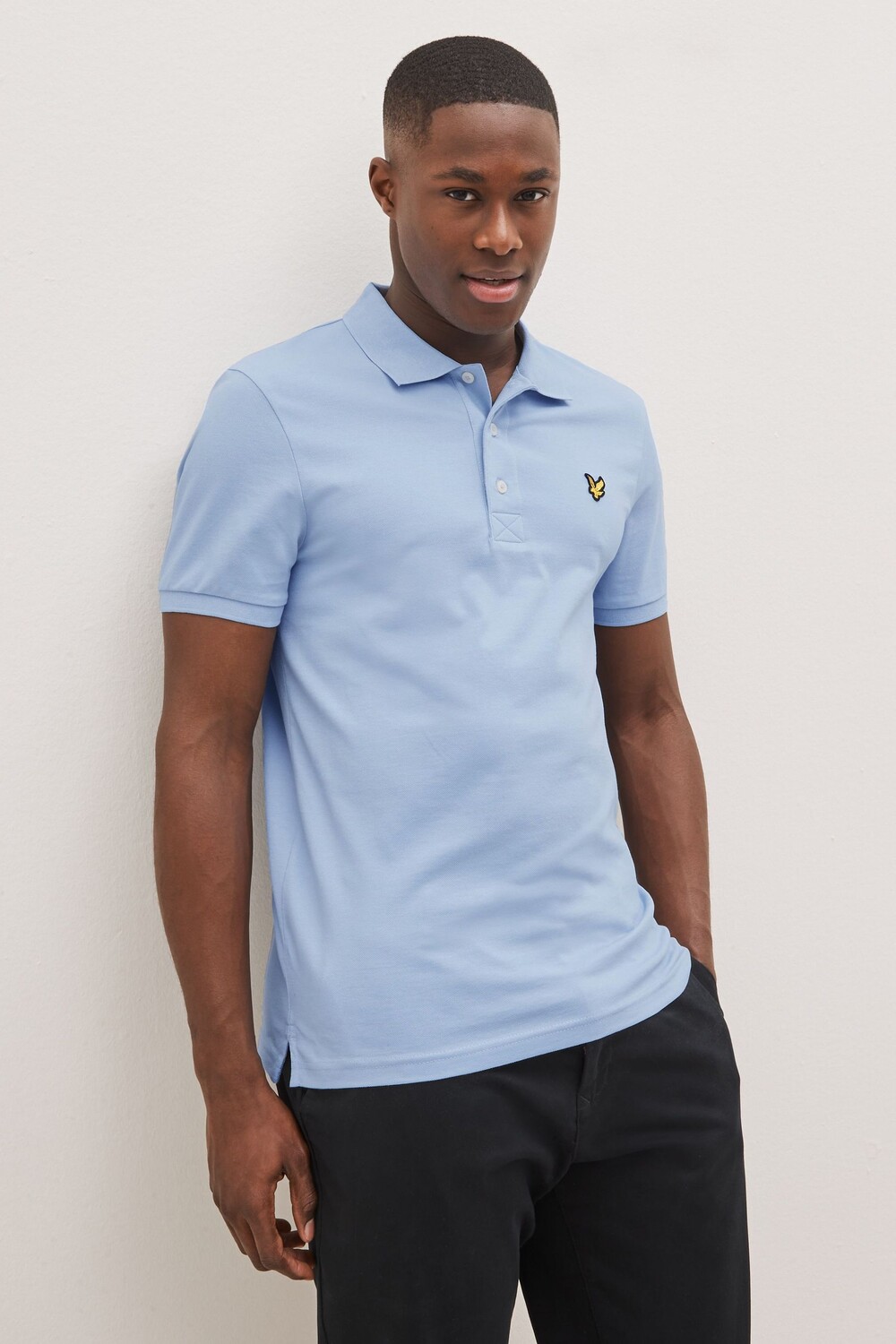 

Классическая рубашка-поло Lyle & Scott, синий