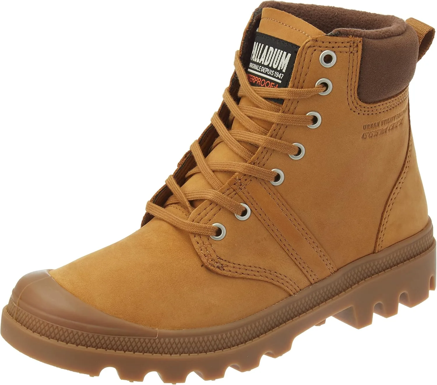Ботинки Palladium Unisex Pallabrousse Cuff Wp+ для активного отдыха, желтый