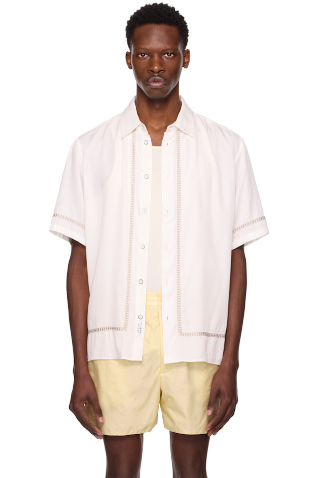 

Вышитая рубашка Dalton Rag & Bone, белый