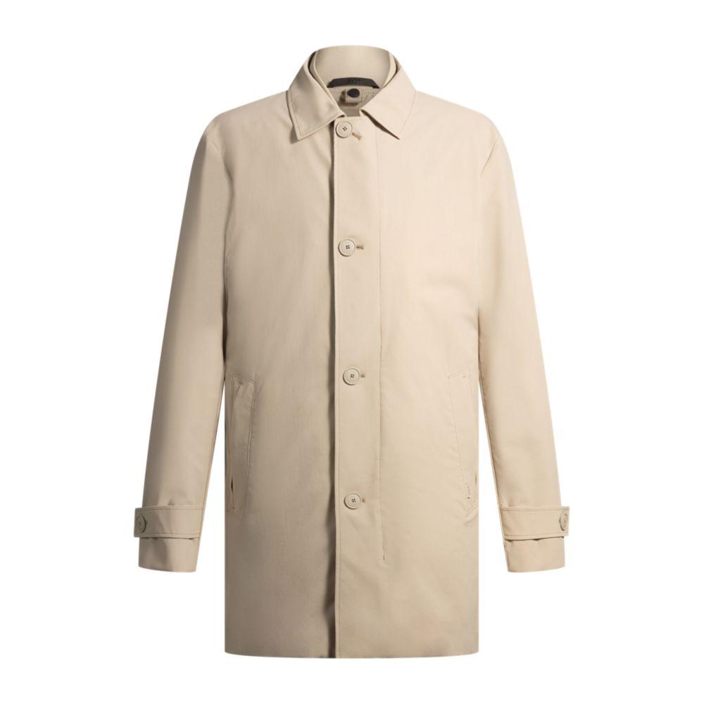 

Удобное для путешествий пальто из эластичной ткани Softshell со съемным внутренним жилетом BOSS, светло-бежевый