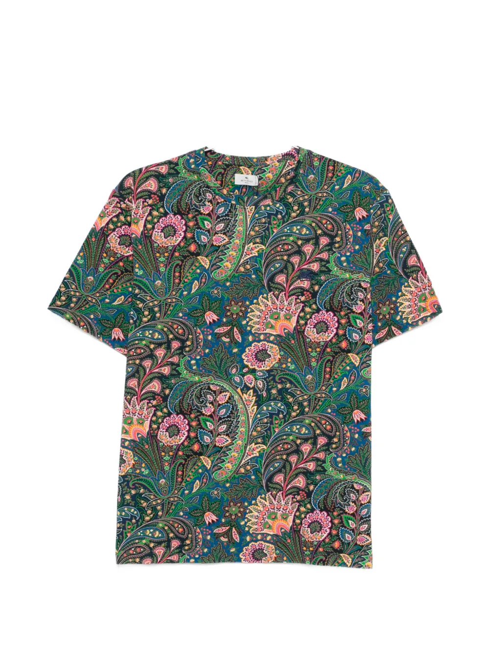 

Футболка с узором "пейсли" Etro, зеленый
