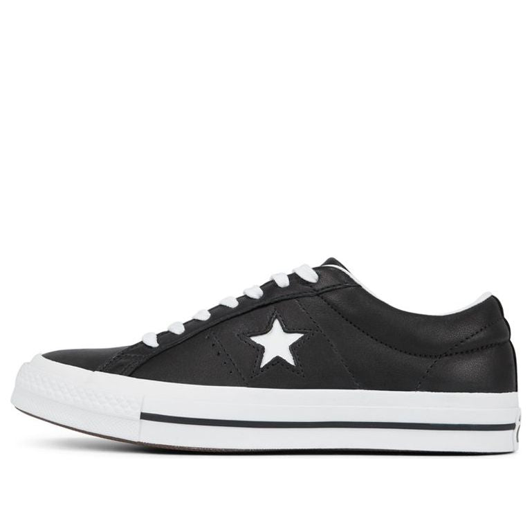 

Кеды Converse Leather One Star Low Top 'Black White', черный