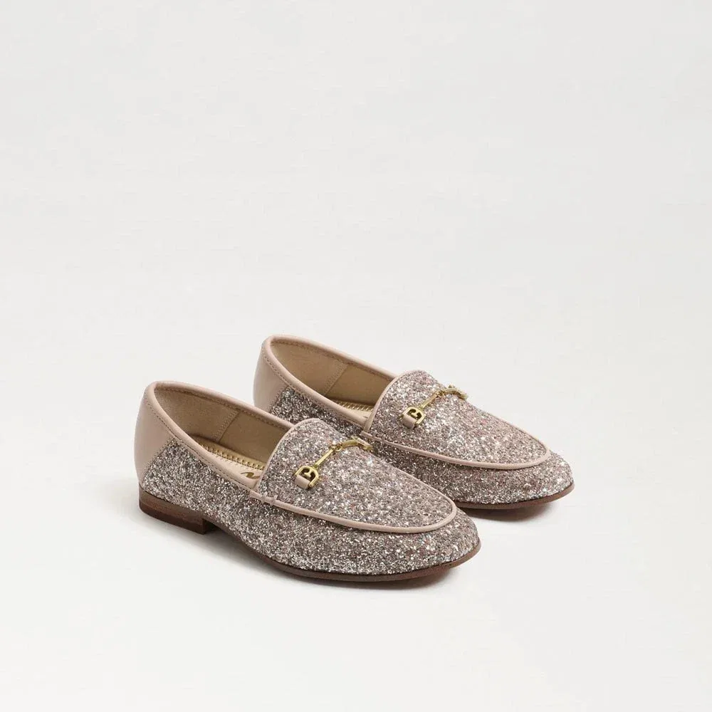 Детские лоферы Sam Edelman Loraine Bit, розовый цвет латте, мокасины с открытым носком, ZAP026