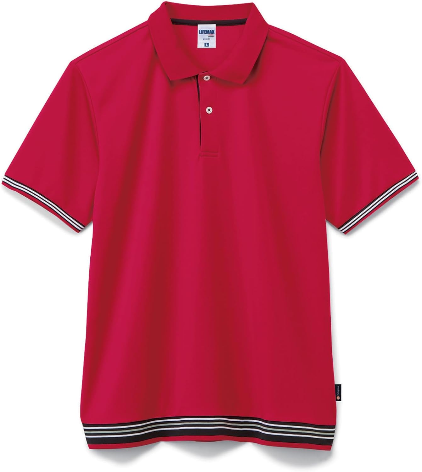 

Футболка-поло LifeMax MS3122, красный