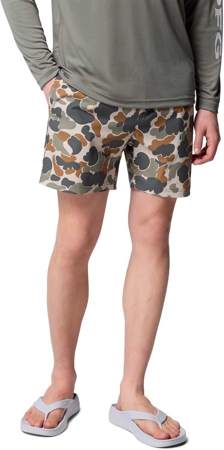 

Columbia мужские шорты PFG Rambler Water, Fossil Deltahunter Camo