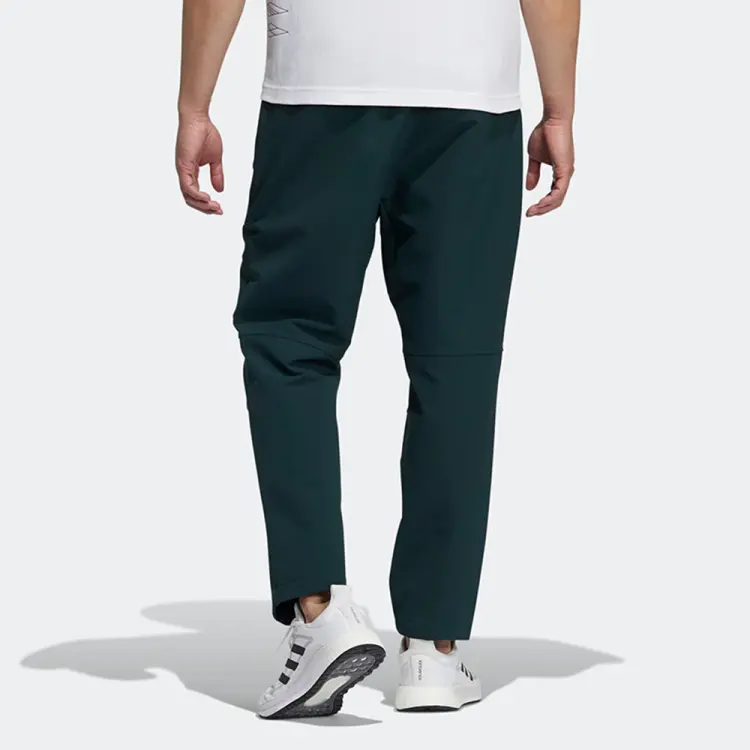Спортивные брюки мужские оливкового цвета Adidas — фото 4