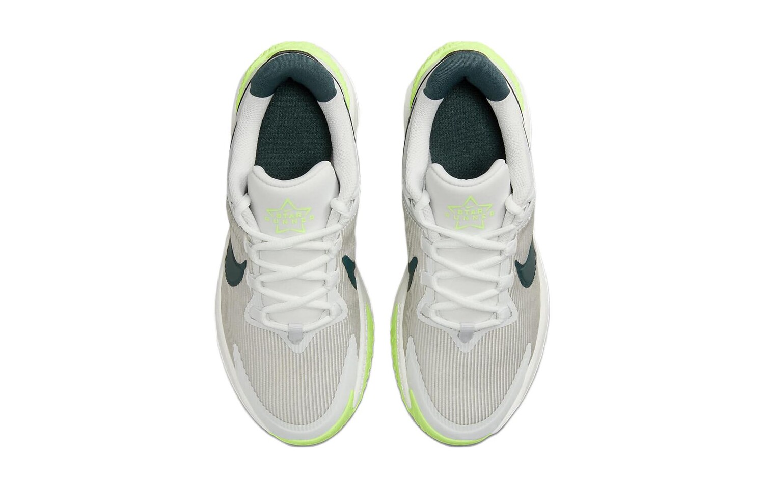 Star Runner 4 GS «Фотонная пыль Глубокие джунгли» Nike, цвет Gray Green — фото 4