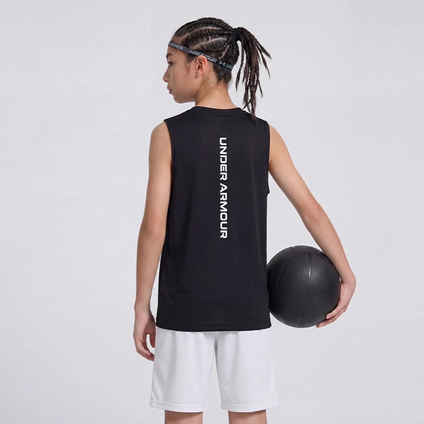 Топ-майка подростковая Under Armour Black — фото 4