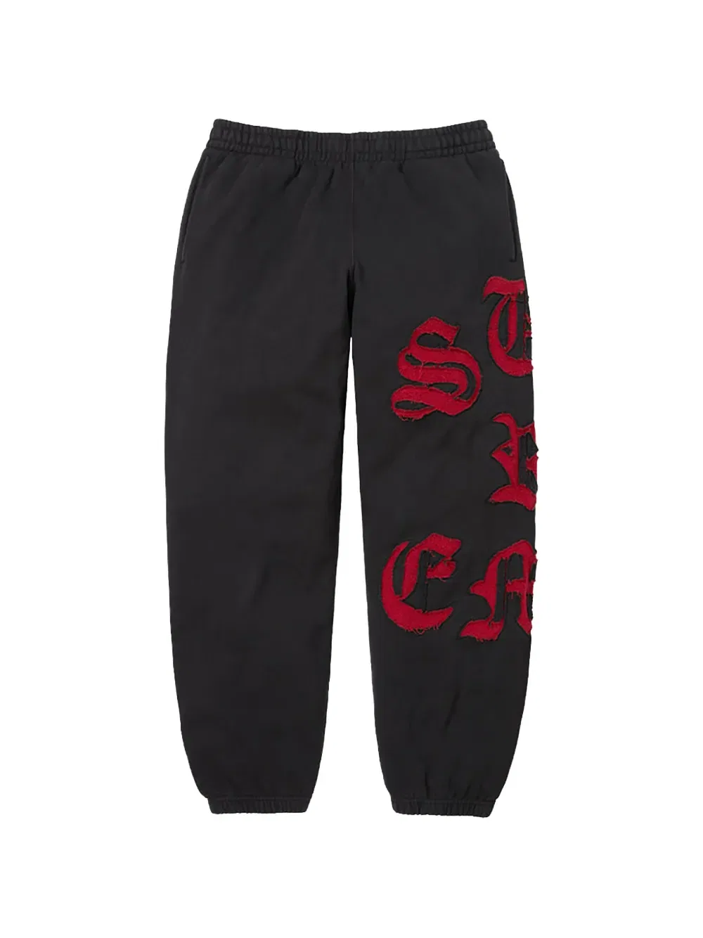 Спортивные брюки с логотипом Supreme, черный