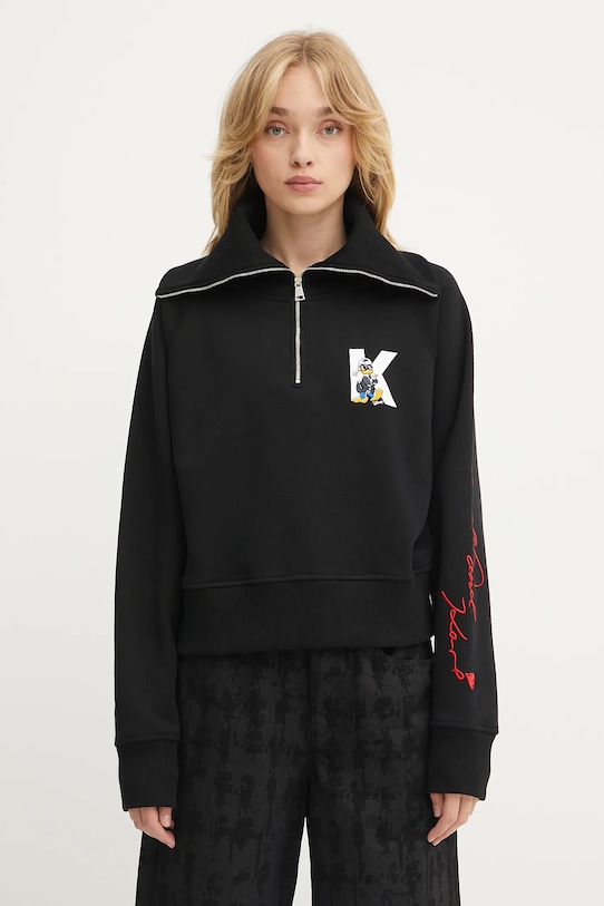 

Толстовка KL X Disney Karl Lagerfeld, черный