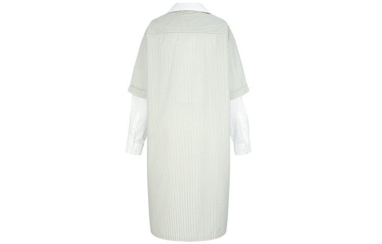 

Платье с длинными рукавами женское пыльно-зеленое Mm6 Maison Margiela