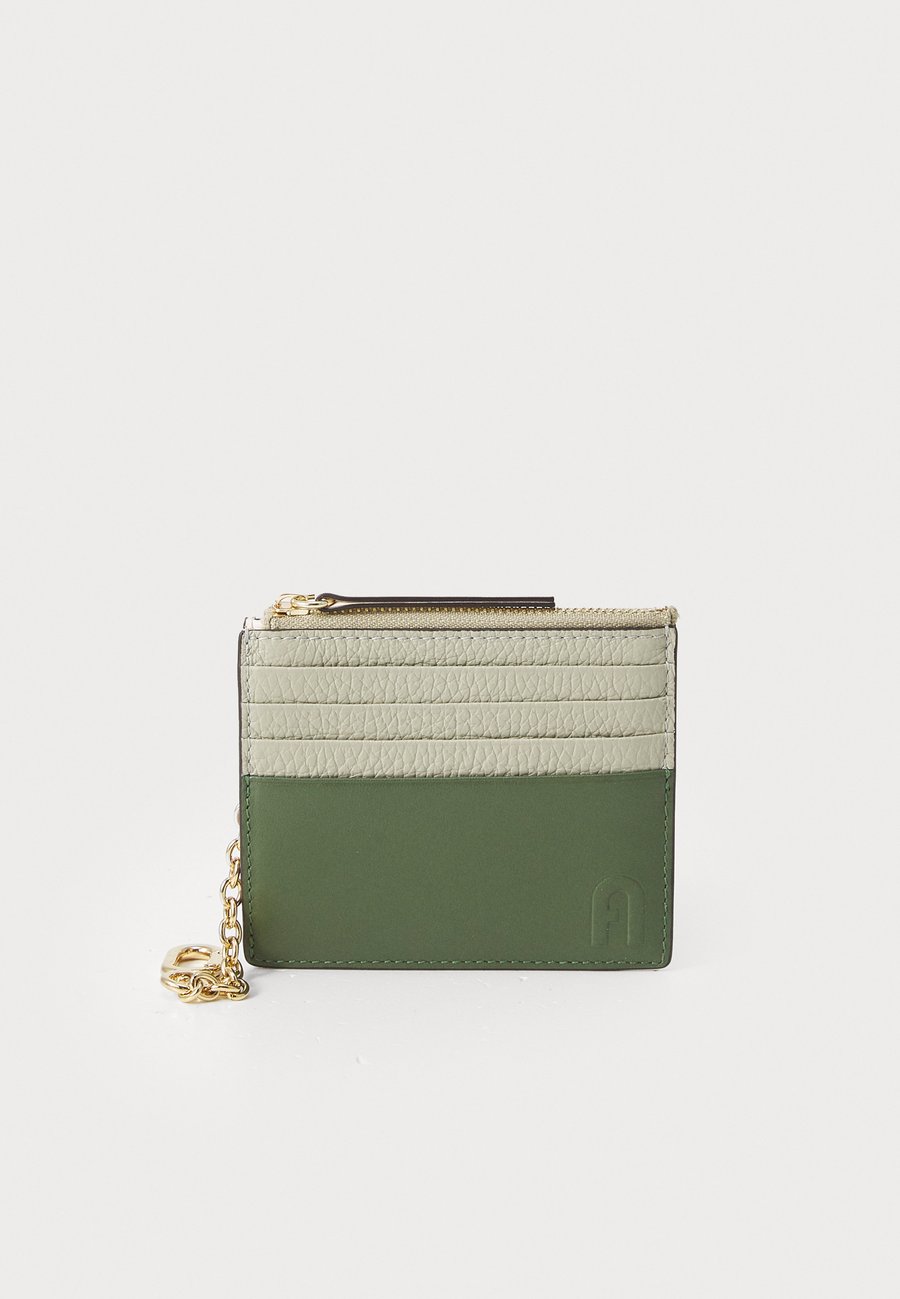 

Кошелек Furla GRAZIA CARD CASE WITH HOOK, Light Salvia/Oliva/Panna/Green
