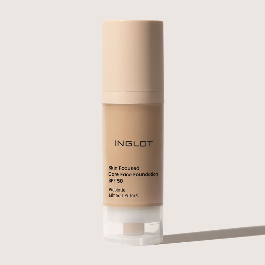 Inglot, Skin Focused Care Foundation Spf 50, Neutral Beige 311, 30 мл — фото 4