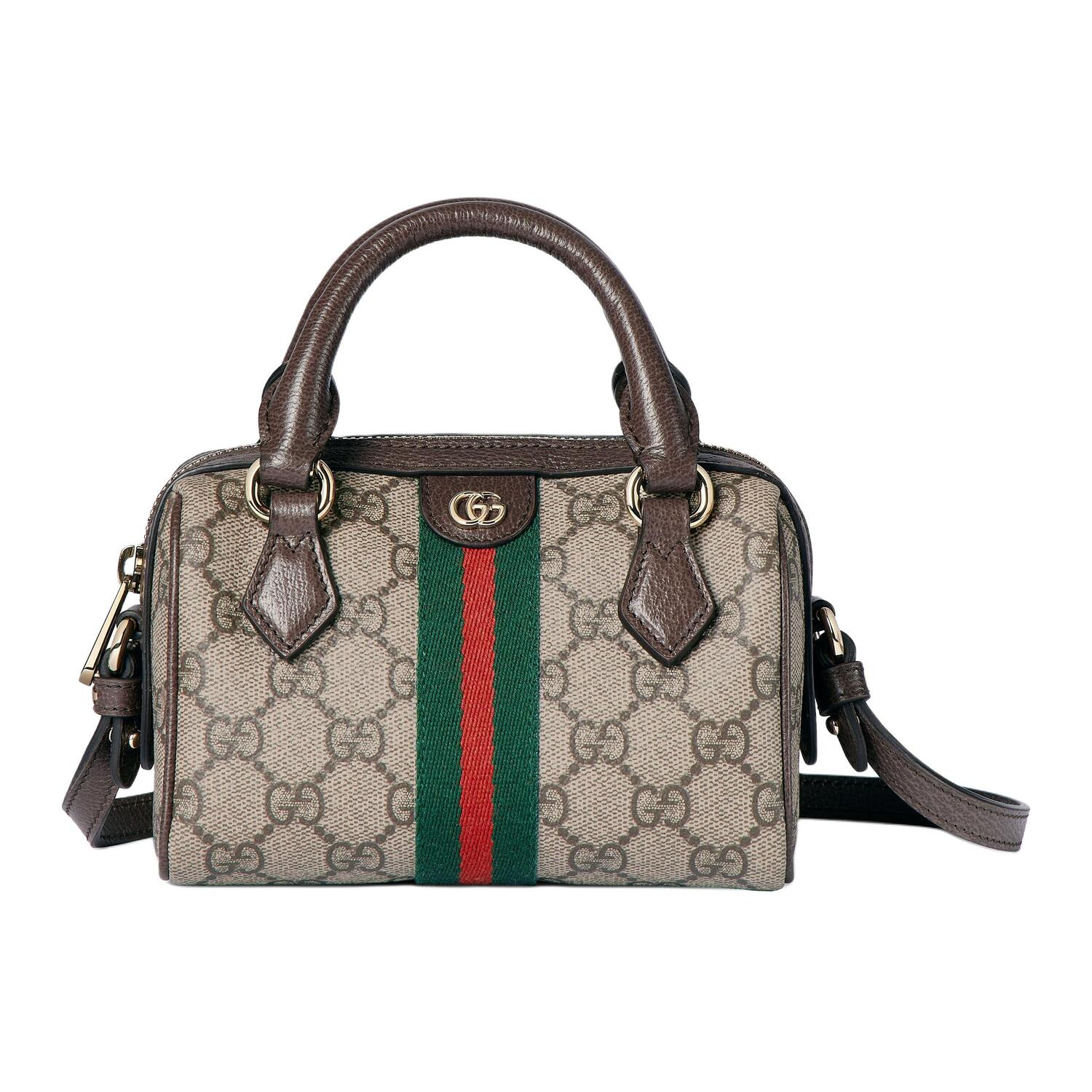 

Мини-сумка Ophidia Coated Fabric для женщин и dark brown GUCCI, Set (Bag+Dust Bag)