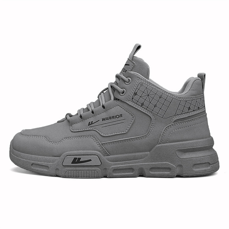 

Мужские кроссовки Lifestyle High-Top темно-серого цвета Warrior, темно-серый