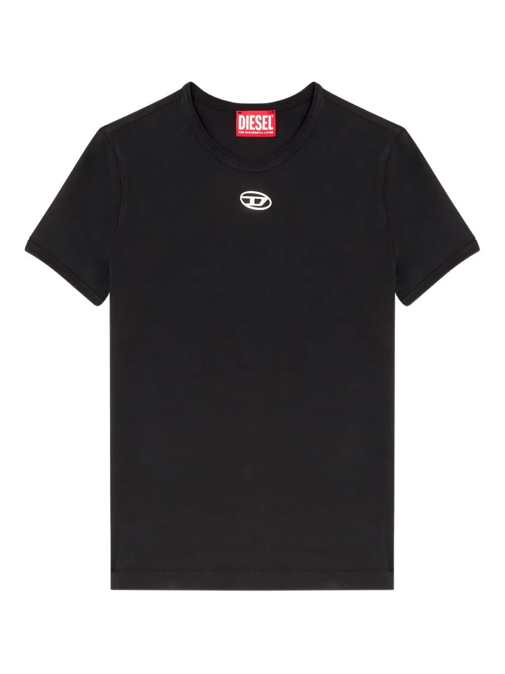 

Футболка с логотипом T-uncutieslong-od Diesel, черный