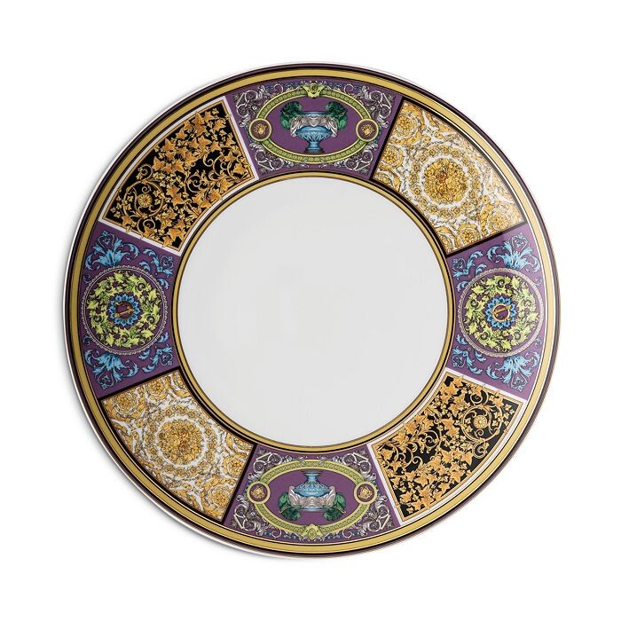 

Versace Обеденная Тарелка с Мозаикой Барокко, мультиколор