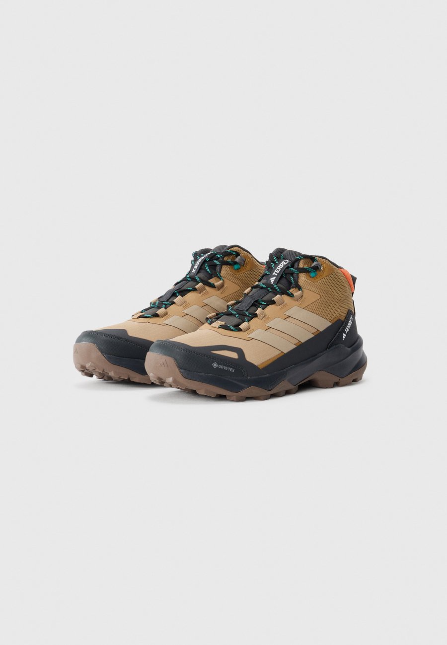 Кроссовки Adidas Terrex SKYCHASER AX5 MID GORE-TEX, Cardboard/Blanch Cargo/Semi Impact Orange/Brown — фото 2