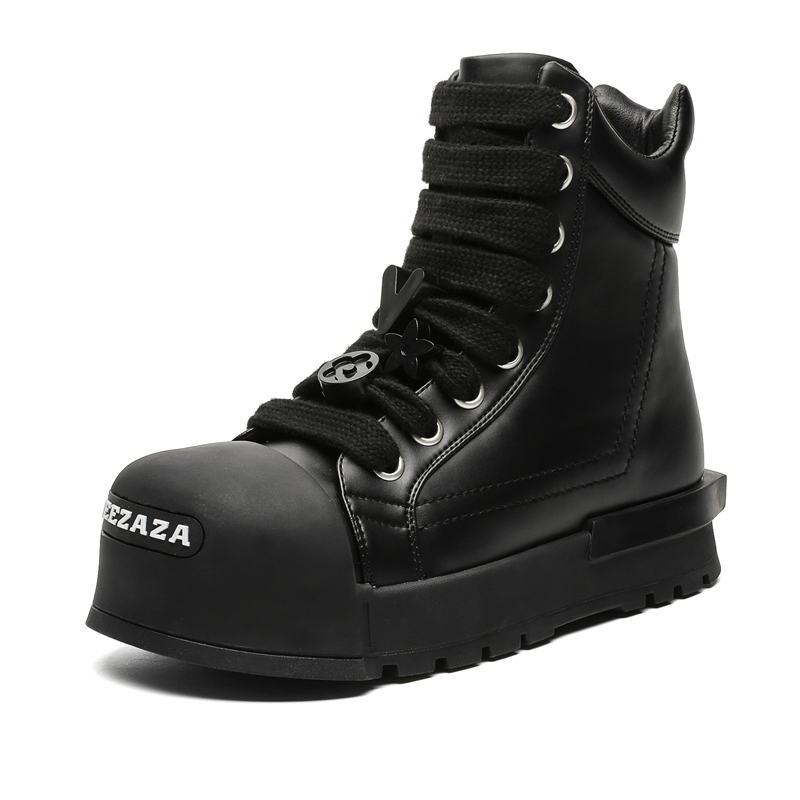 

MODENGPAN Чёрные унисекс короткие ботинки Martin, цвет Black