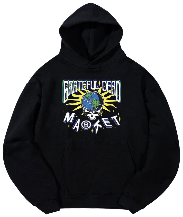 

Худи Market x Grateful Dead Protect Mother Earth Hoodie 'Black', черный