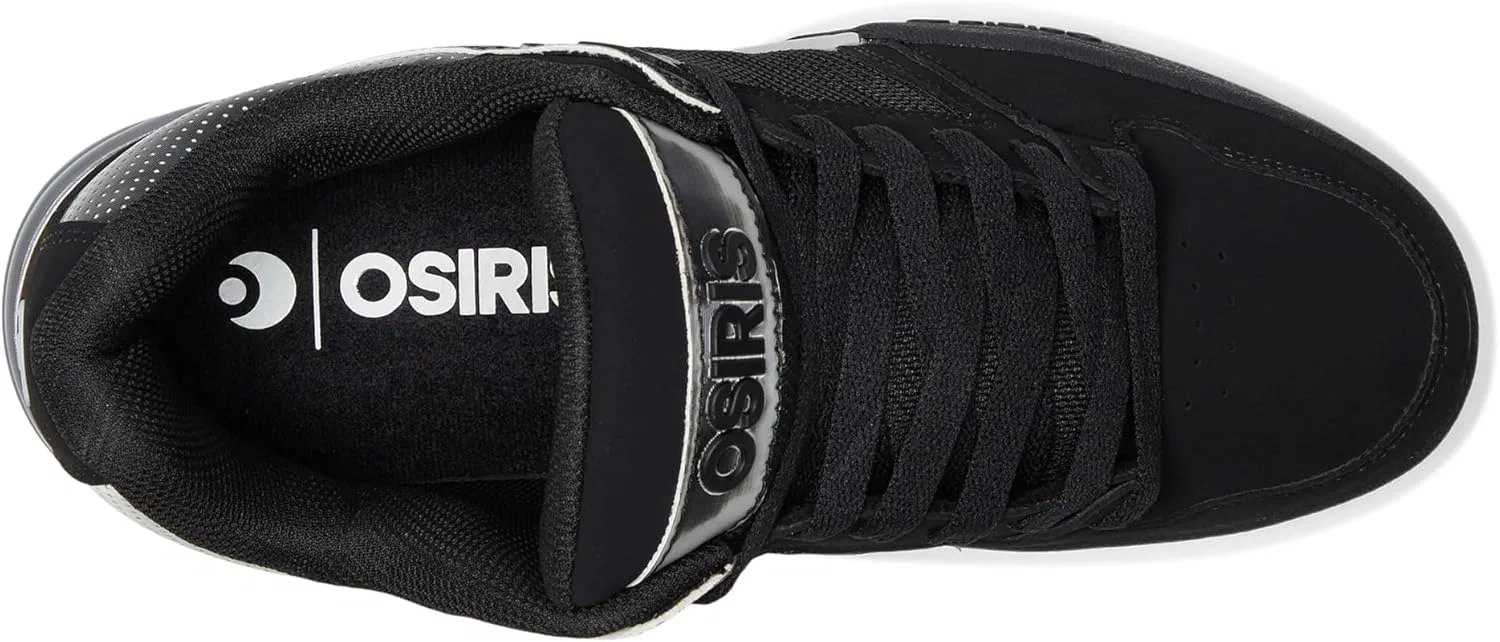 Мужские кроссовки для скейтбординга Osiris, цвет Silver/Black/Holo — фото 2