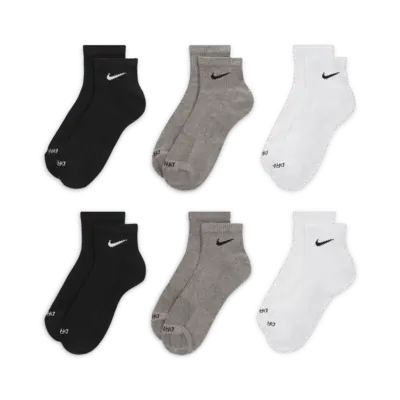 Носки Nike Everyday Plus Cushioned Training Ankle (6 шт), разноцветный — фото 2