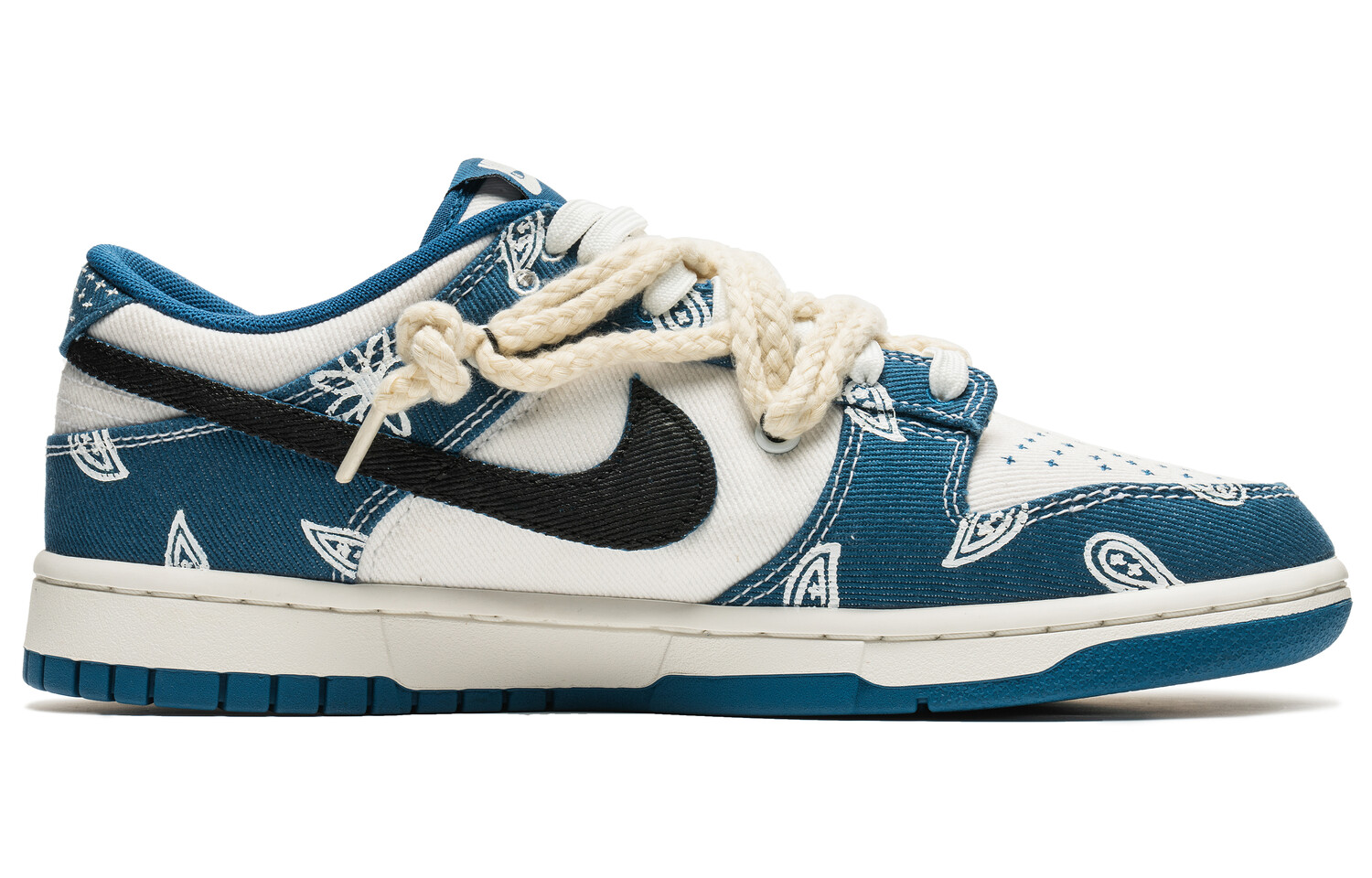 

Кроссовки Nike Dunk Skateboard Shoes Men Low-Top White Blue