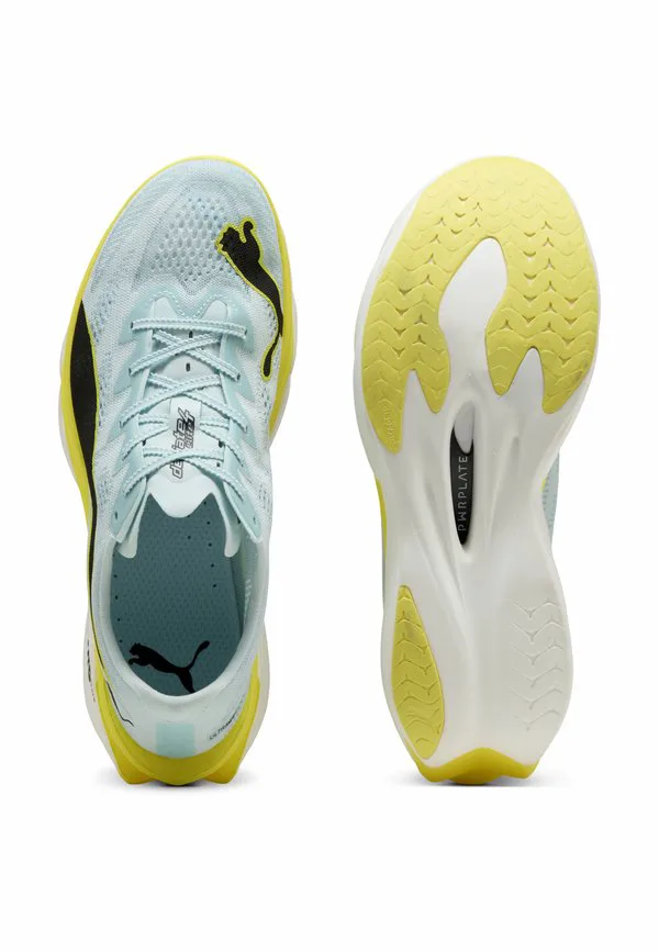 Кроссовки для бега по шоссе deviate nitro elite 4 Puma, Fresh Water Lemon Crush Black White — фото 4