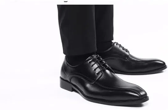 Мужские мокасины Casual Slip-on Mule Loafer Comfortable Walking Lightweight Breathable Lace Up Shoes, Black DHFIRUFSHLO — фото 4