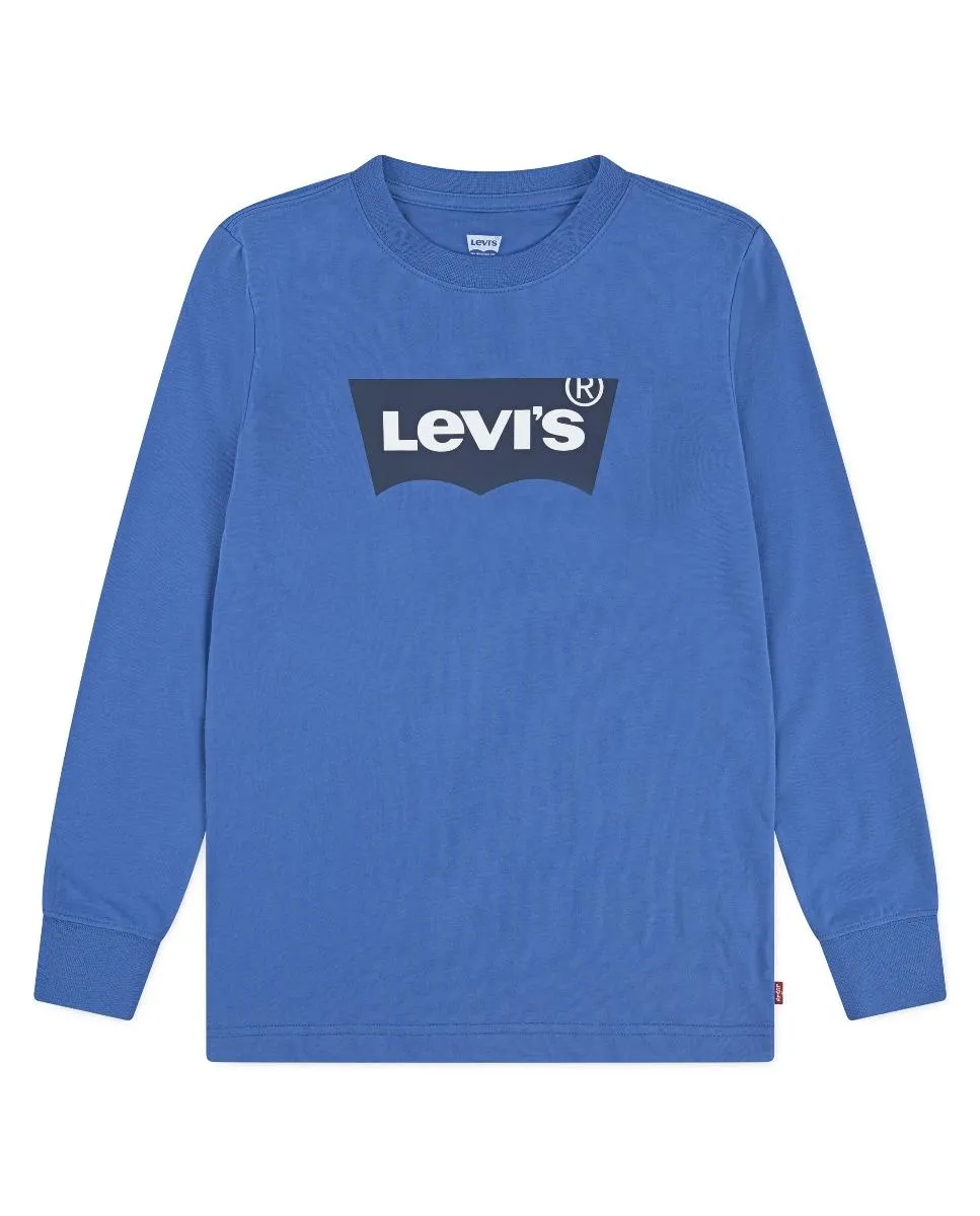 

Детская футболка с длинным рукавом Batwing Levi's, синий
