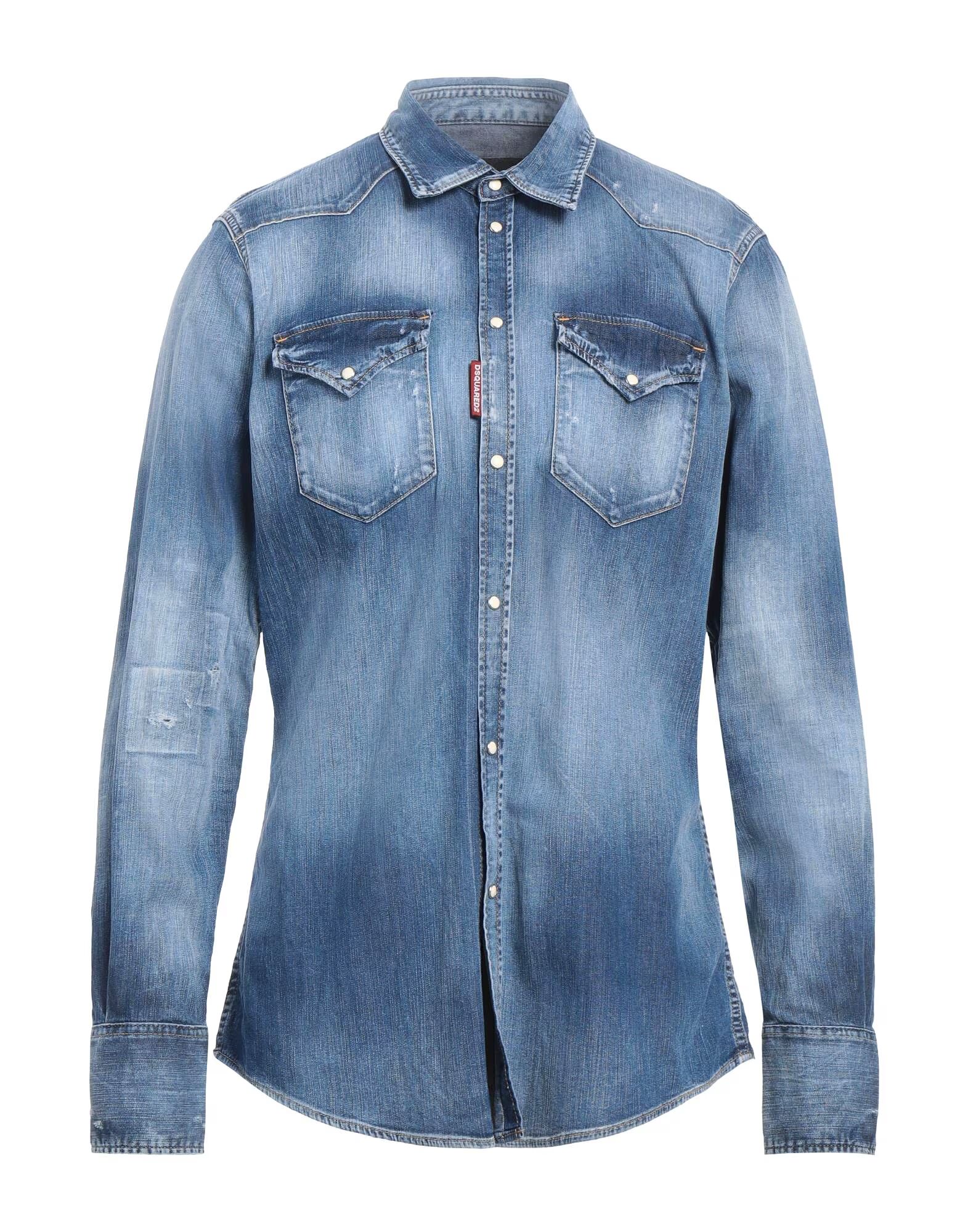 

Рубашка джинсовая Dsquared2, синий