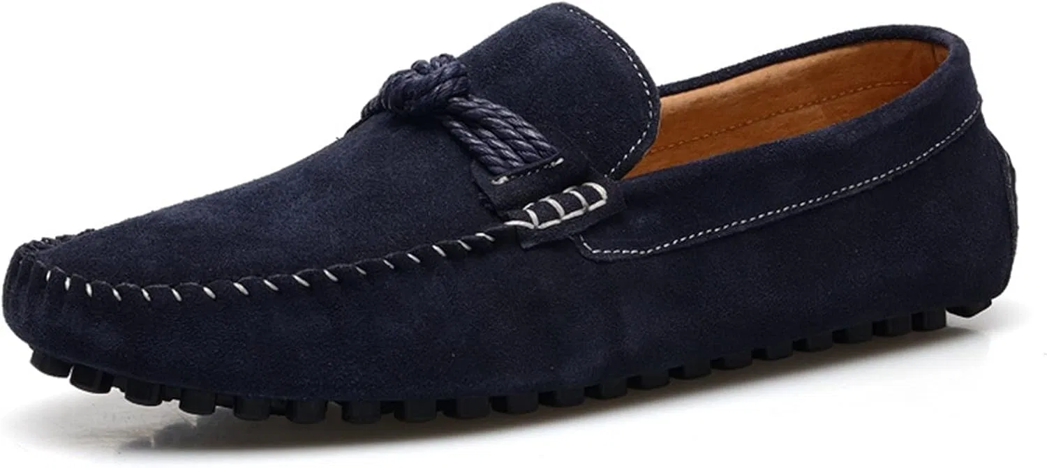Мужские лоферы, легкие, Skechers, Classic, Navy