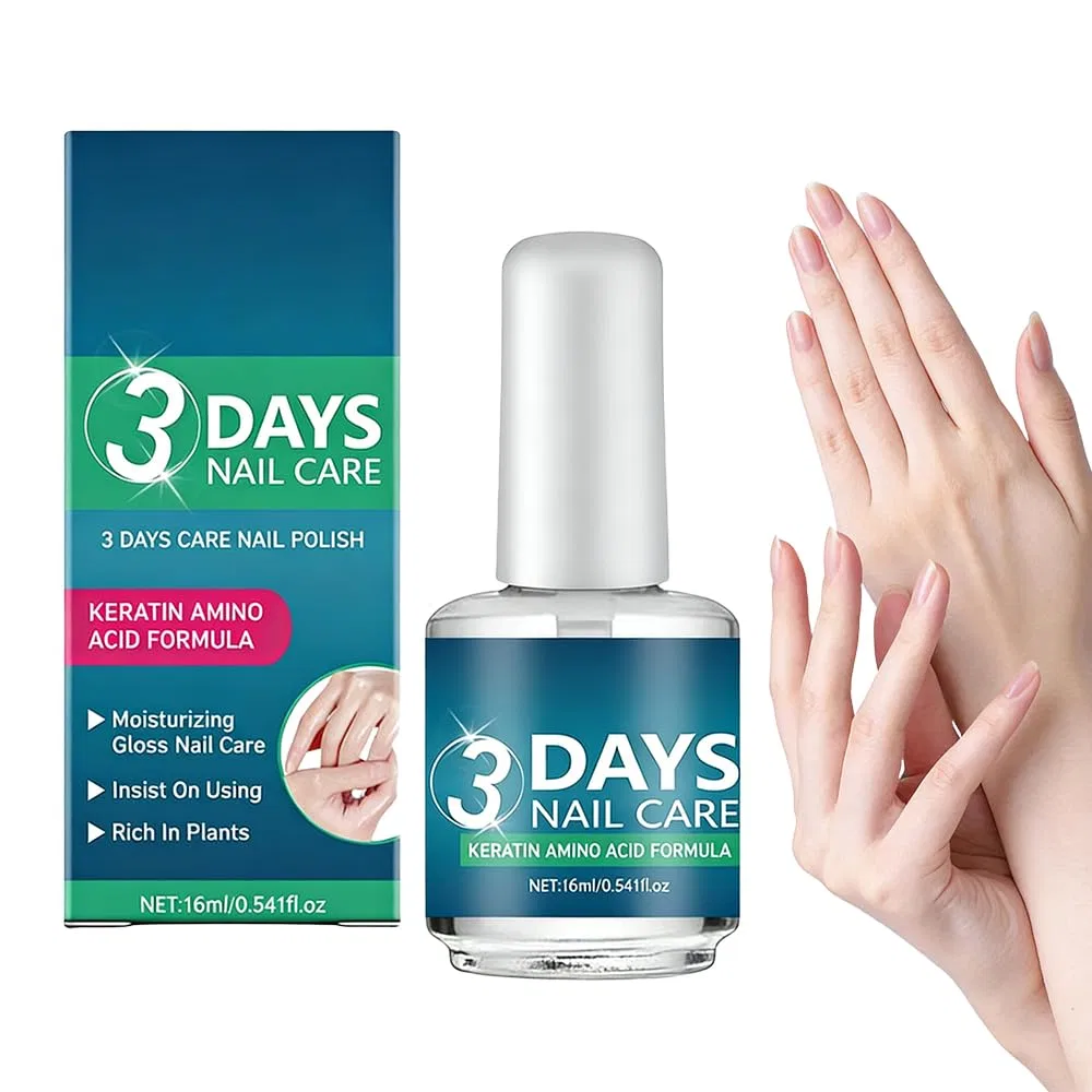 Масло для ногтей 3 Days Nail Care, глянцевое, прозрачное, быстросохнущее, 16 мл Givuaime, 1