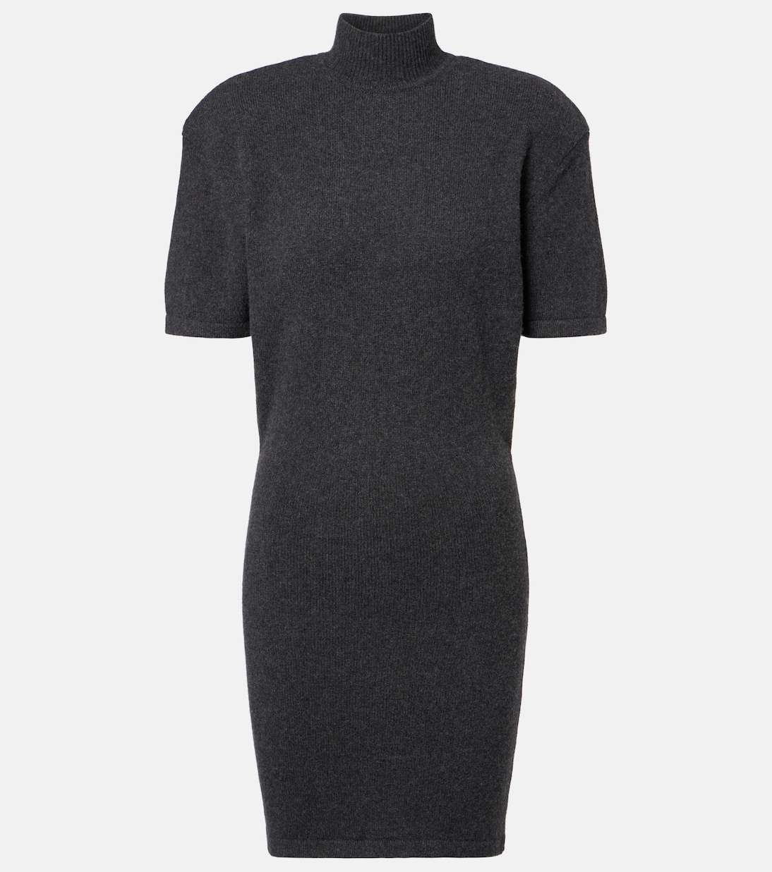 

Вязаное мини-платье из шерсти и кашемира Jacquemus, Dark Grey
