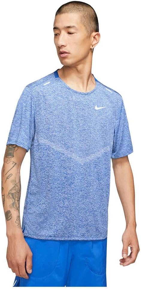 

Мужская беговая футболка с коротким рукавом Nike Dri-FIT Rise 365, Blue, Синий, Мужская беговая футболка с коротким рукавом Nike Dri-FIT Rise 365, Blue