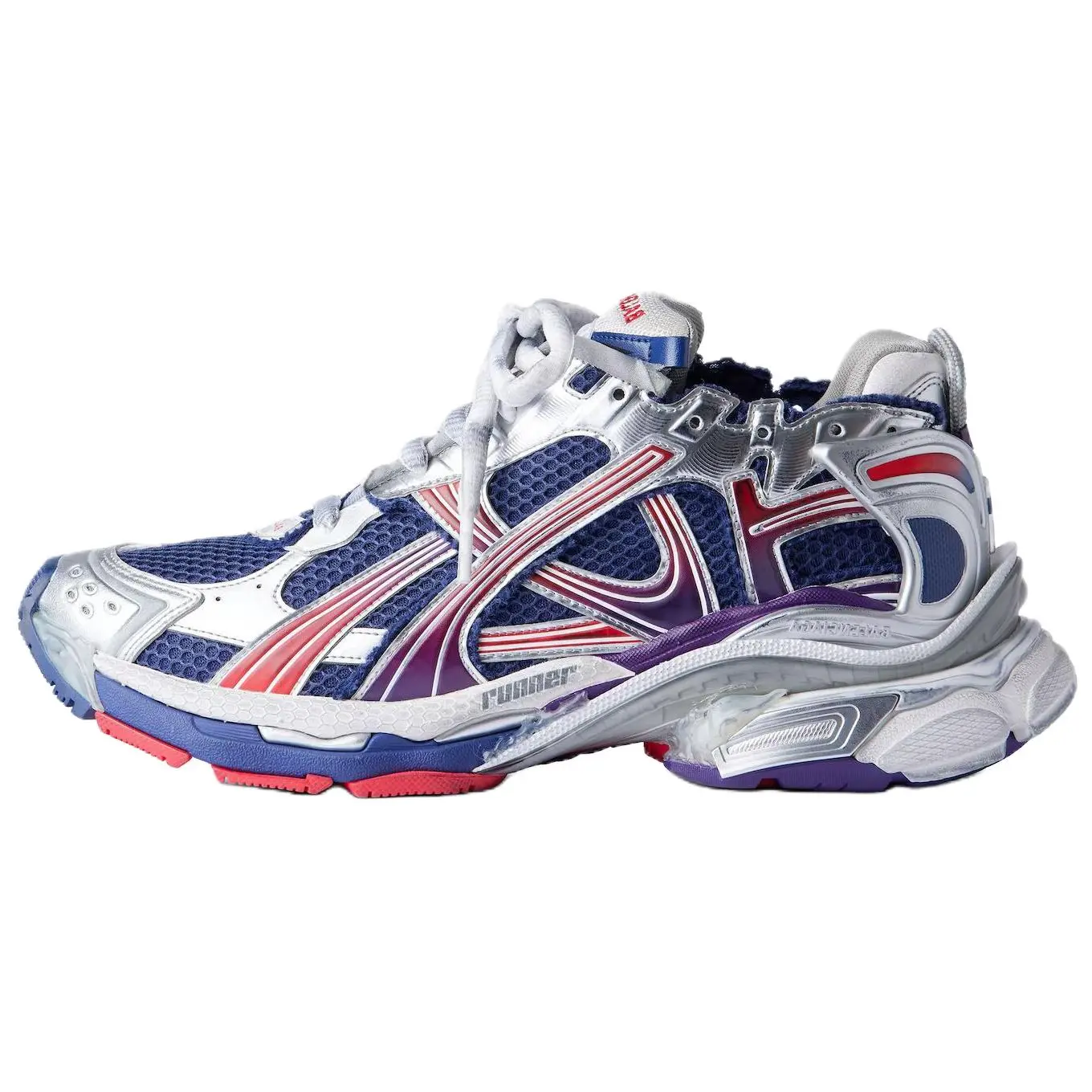 

Кроссовки Runner на шнуровке Balenciaga, Dark Blue