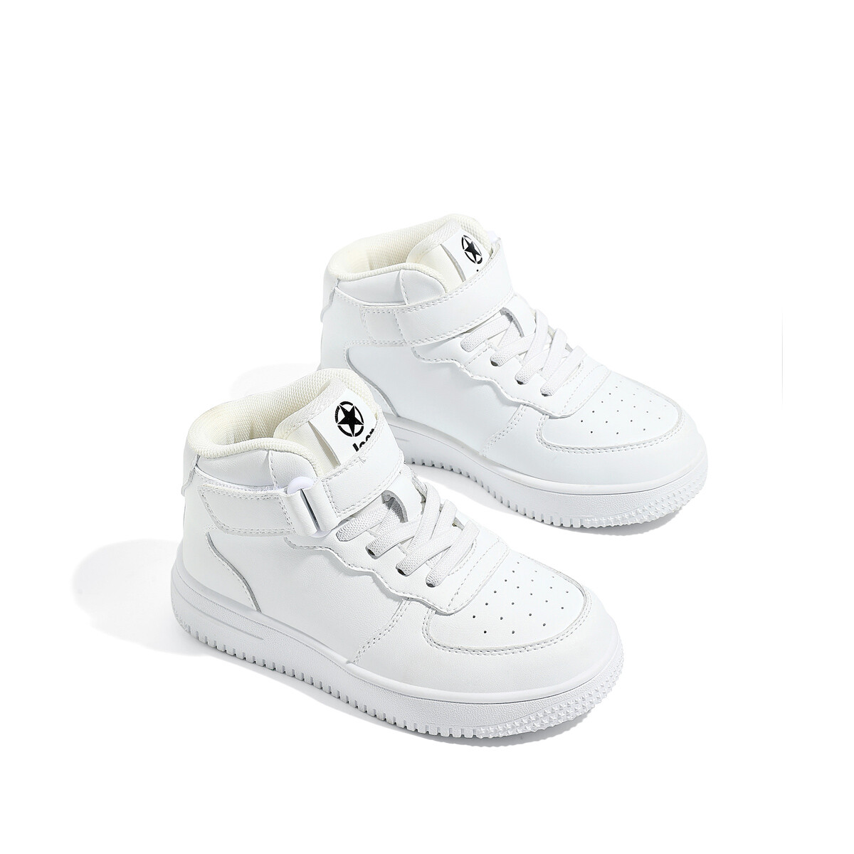 Детские кроссовки для скейтбординга Kids Mid-top White Jeep, белый — фото 3