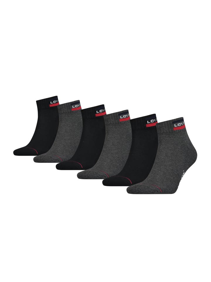 

Носки Levi´s, цвет mid grey/black